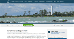 Desktop Screenshot of lakehuroncottagerentals.com