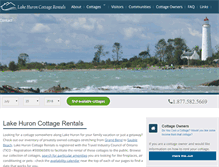 Tablet Screenshot of lakehuroncottagerentals.com